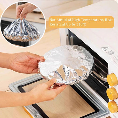 Home dining table & food container aluminum foil heat-retaining cover, kitchen food insulation and freshness keeping, high-quality aluminum foil.