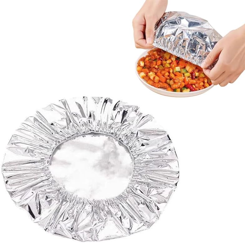 Home dining table & food container aluminum foil heat-retaining cover, kitchen food insulation and freshness keeping, high-quality aluminum foil.